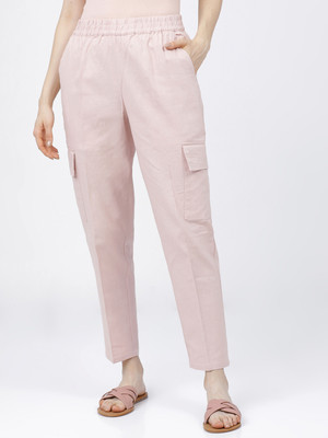 Tokyo Talkies Regular Fit Women Pink Trousers