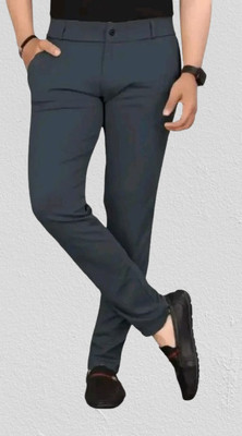 Nk staylish Regular Fit Men Grey Trousers