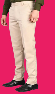 Aro Regular Fit Men Black Trousers