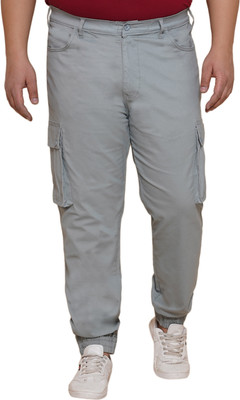 JOHN PRIDE Regular Fit Men Grey Trousers
