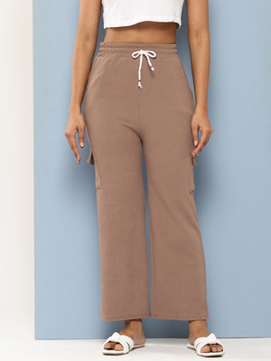 CORSICA Regular Fit Women Brown Trousers
