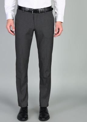 ARROW Regular Fit Men Grey Trousers