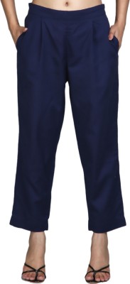 Gouraiya Tapered Women Dark Blue Trousers