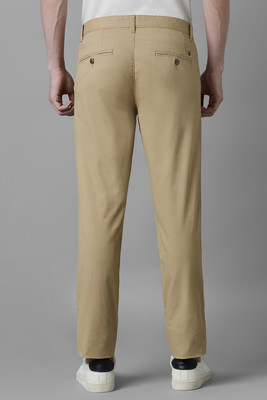 Louis Philippe Sport Tapered Men Khaki Trousers