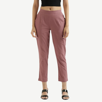 GC FAB Comfort Fit Women Pink Trousers