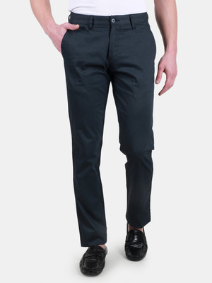 DUKE Slim Fit Men Blue Trousers