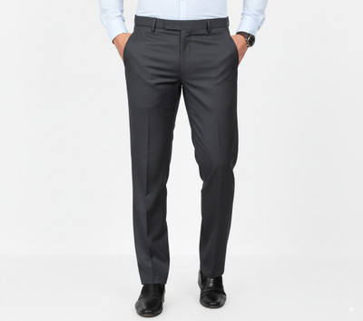 GFOB Regular Fit Men Grey Trousers