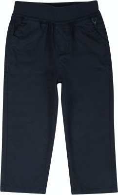 Allen Solly Slim Fit Boys Dark Blue Trousers