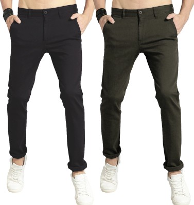 AD & AV Regular Fit Men Multicolor Trousers