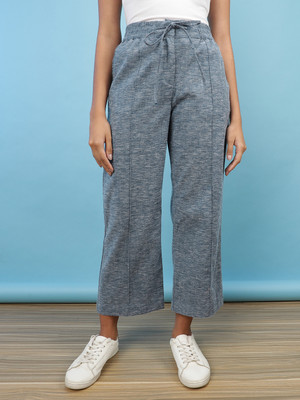 Freehand by The Indian Garage Co. Women Blue Trousers