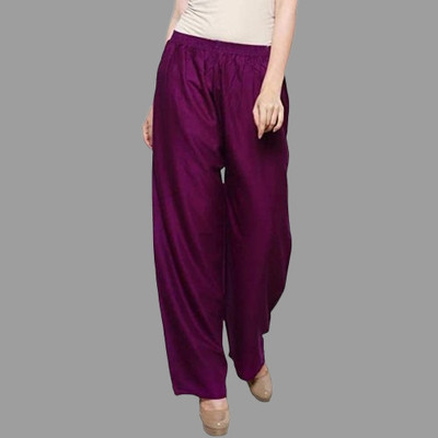 AADRIKA.COM FASHION WORLD Regular Fit Women Maroon Trousers
