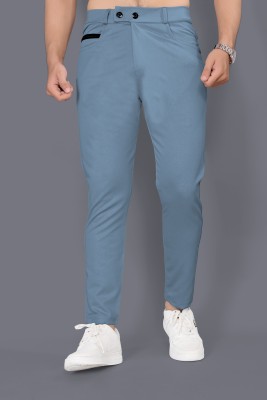 Kishan creation Regular Fit Men Blue Trousers