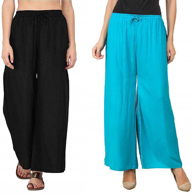 HouseOfCommon Relaxed Women Blue Trousers