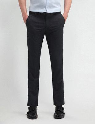 ARROW Tapered Men Dark Blue Trousers