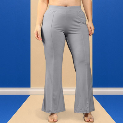 Anitafashion Loose Fit Women Grey Trousers
