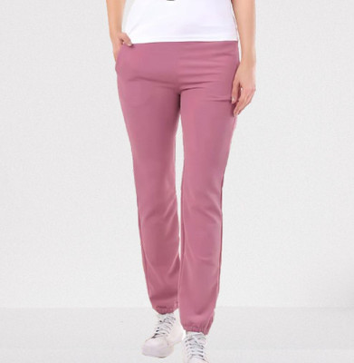 HouseOfCommon Regular Fit Women Pink Trousers
