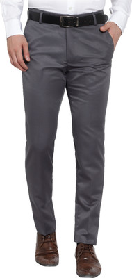 Sucheh Gwalior Regular Fit Men Grey Trousers