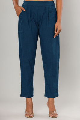 Vivan Enterprises Regular Fit Women Dark Blue Trousers