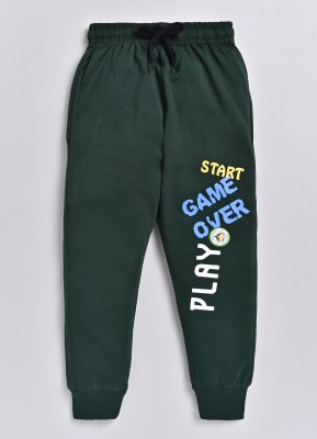 Hazelnuts Regular Fit Boys Green Trousers