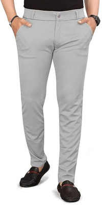 ISUEL FAB Solid Men Grey Track Pants