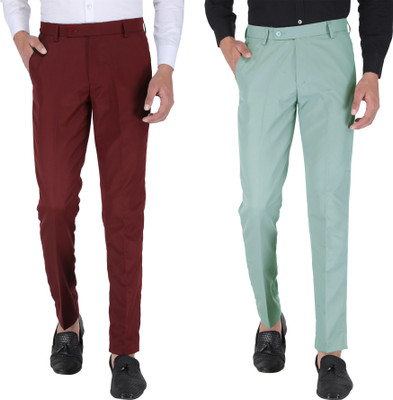 METRONAUT Slim Fit Men Multicolor Trousers