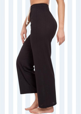LaxmiEmpiree Comfort Fit Women Black Trousers