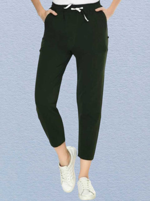 NEWKASHMIRI Straight Fit Women Green Trousers