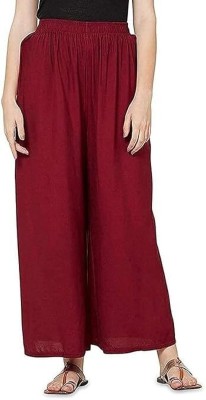 VERSHA FASHION Relaxed Women Maroon Trousers