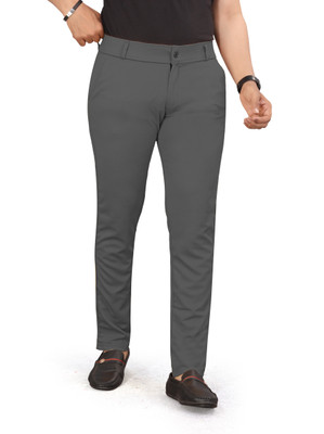 ynam Regular Fit Men Grey Trousers