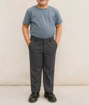 OSD Regular Fit Boys Grey Trousers