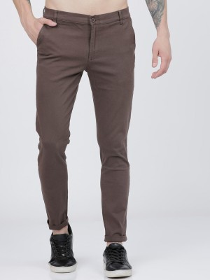 The Indian Garage Co. Slim Fit Men Blue Trousers