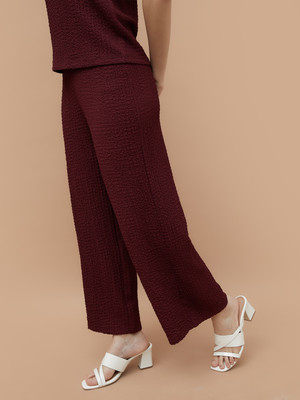 CODE by Lifestyle Loose Fit Women Red Trousers