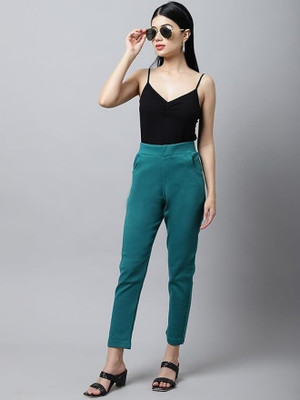 Eyba Regular Fit Women Light Blue Trousers