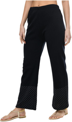 KAVYA Flared Women Dark Blue Trousers