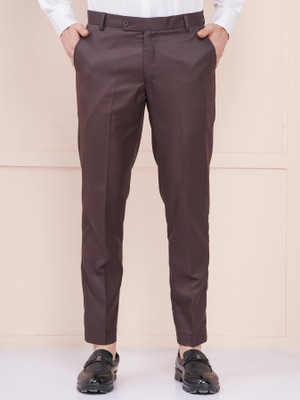 AXOLOTL Tapered Men Brown Trousers