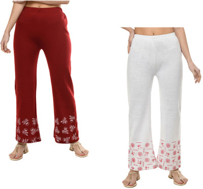 Indistar Flared Women Multicolor Trousers