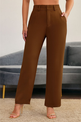 Stylefabs Regular Fit Women Green Trousers