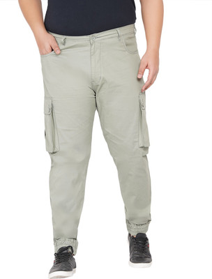 JOHN PRIDE Regular Fit Men Green Trousers