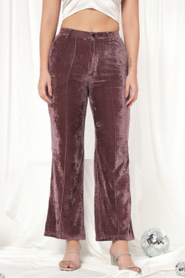 TANDUL Regular Fit Women Brown Trousers