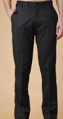 shriman fashion Slim Fit Men Black Trousers