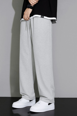 Dockstreet Loose Fit Men White Trousers