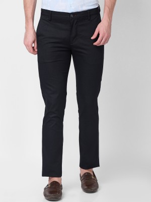 KILLER Slim Fit Men Black Trousers