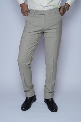 MoorXmoro Straight Fit Men Light Green Trousers