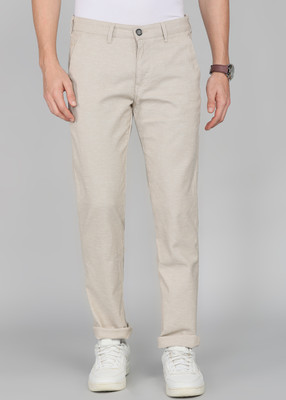 INTEGRITI Slim Fit Men Light Green Trousers