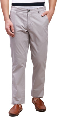 COLORPLUS Men Grey Trousers
