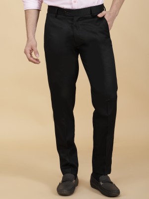 El Cielo Slim Fit Men Black Trousers