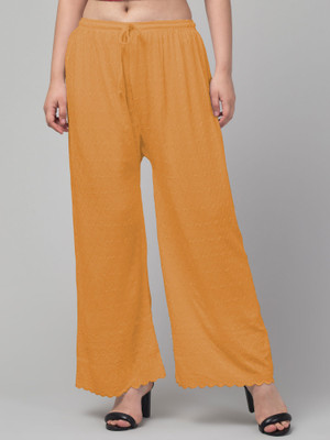 FamBee Relaxed Women Beige Trousers