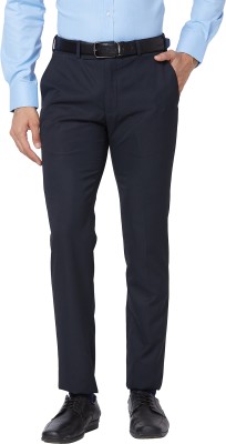 PARK AVENUE Regular Fit Men Blue Trousers