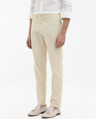 RARE RABBIT Regular Fit Men Beige Trousers