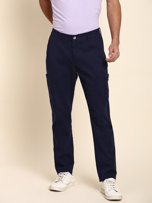 Dennis Lingo Regular Fit Men Dark Blue Trousers